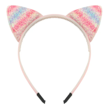 Women&#39;s Rainbow Cat Ears Headband - New - Pink Band - $12.99