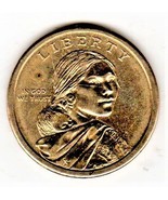 $1 Coin U. S. Liberty Sacagawea Gold Color Coin. No Date &amp; No mint Mark ... - $4.00