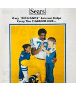 1981 Sears NFL Gary Johnson Advertisement Vintage San Diego Chargers DWV11B - €10,99 EUR