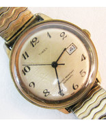 Cool Vintage Mens Timex 46561 Automatic Date Watch - $59.39