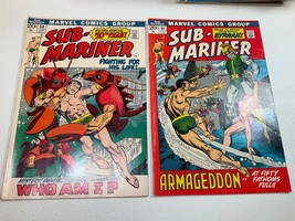 (2) 1972 Marvel Sub-Mariner Comic Books #50 &amp; #51 - 1st Appearance Of Namorita - £284.35 GBP