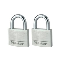 Master Lock 9140EURT 40mm Aluminium Padlocks Twin Pack Keyed Alike  - $29.00