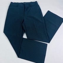 Counterparts Wide Leg Womens Trouser Pants Size 10 Black Stripped Stretch - $18.99