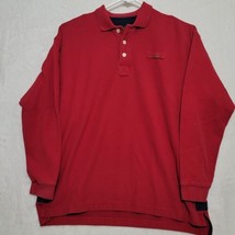 Orvis Men&#39;s Sweater Size L Large Dark Red Thick Cotton Long Sleeve Casual - £25.99 GBP