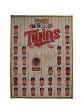 Minnesota Twins Poster 1992 Team Player Pictures The - $44.78