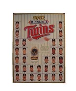Minnesota Twins Poster 1992 Team Player Pictures The - $61.93 CAD