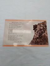 New Hampshire The Old Man Of The Mountains Post Card - $16.03