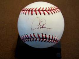 Vinny Castilla Colorado Rockies Infielder Signed Auto Oml Baseball Jsa Beauty - £46.71 GBP