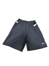 Nike Mens Tennis Fit Dry Shorts Color Dark Blue Size Medium - £42.72 GBP