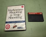 Marksman Shooting and Trap Shooting Sega Master System Cartridge and Case - $12.49