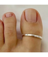 Women&#39;s Solid Metal Solid 925 Sterling Silver Big Toe Ring Adjustable To... - €21,30 EUR