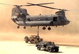 Framed 4&quot; X 6&quot; Print of a United States Army Boeing CH-47 &quot;Chinook&quot; Heli... - £11.83 GBP