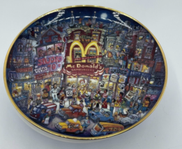 Franklin Mint Vintage McDonalds Collector Plate The Golden Apple Times S... - $7.59