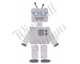 Sci Fi Robot - Machine Embroidery Design - £2.78 GBP