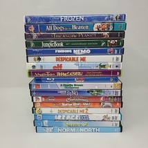 Disney Pixar Sony Smurfs Nickelodeon Warner Brothers LOT OF 17 Kid DVDs - £31.74 GBP