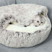 Plush Pet Cat Bed - £23.56 GBP+