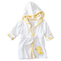 Just One You Made By Carter&#39;s Ducks Hooded Bath Robe Swim Cover 0-9 Mont... - £7.81 GBP