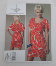 Very Easy Vogue Pattern V1224 Tracy Reese Misses&#39; Pullover Short Dress S... - $8.86