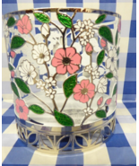 Bath &amp; Body Works FLORAL TOSS 3 wick Candle Holder LQQK new sold out in ... - $16.99