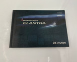 2012 Hyundai Elantra Owners Manual Handbook OEM G03B20019 - $19.79