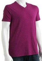 Apt 9 Shirt Burgundy Lightweight Layering Short Sleeve V-Neck Mens Tee-s... - £10.42 GBP