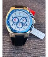 JORG GRAY JG8300-24 STAINLESS STEEL ALL NEW WHITE FACE CHRONOGRAPH w Tag... - $297.00