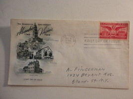 1949 Alexandria Virginia First Day Issue Envelope Stamps 200th Anniversary - $2.50