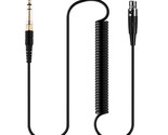 Coiled Spring Audio Cable For beyerdynamic DT 700 Pro X DT 900 Pro X hea... - $20.78