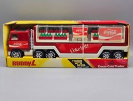 VTG 1983 Buddy L Coca-Cola 14&quot; Tractor-Trailer - COKE IS IT!,  Pressed S... - £40.61 GBP