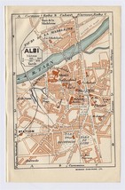 1926 Original Vintage City Map Of Albi / MIDI-PYRENEES / France - £16.86 GBP