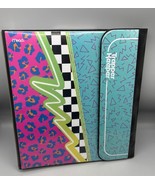 Mead Trapper Keeper Portfolio Binder Geometric Retr0 1980s Style - $260.17 MXN