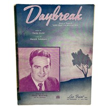 Daybreak Vintage Piano Sheet Music Fred Waring 1942 Mississippi Suite - £5.58 GBP