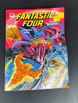 Fantastic Four Coloring Book Meet the Witch Whitman 1977 Vintage - £10.26 GBP