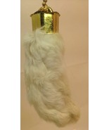 Real Rabbit Foot Lucky Keychain~ NATURAL WHITE ~Vraie Patte de Lapin Cha... - £5.23 GBP