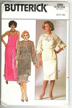 Butterick 3584 Misses 8 to 12 Top, Tunic and Dress Uncut Sewing Pattern - £6.79 GBP