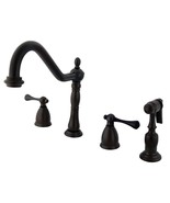 Heritage  KB1795BLB 2 handle 4 Hole Faucet w/ Sprayer Oil Rubbed Bronze ... - $149.99