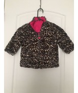Me Jane Toddler Girls Leopard Animal Print Full Zip Coat Jacket Size 24 ... - £21.28 GBP