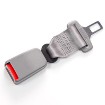 Seat Belt Extender: 7&quot; long, gray, 7/8&quot; tongue width - E4 Safe - £14.14 GBP