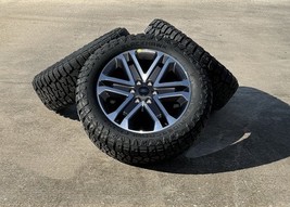Ford F150 20&quot; Gunmetal And Machine OEM Wheels New Blackhawk RT Tires TPM... - $1,880.01