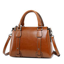 New Fashion Leather Handbags Cowhide Ladies Shoulder Handbags - £56.97 GBP