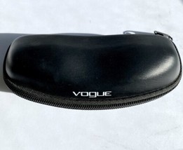 Vogue Zip Up Glasses Case For Designer Sunglasses Hard Clamshell Soft Li... - $34.95