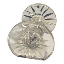 Vintage Cut Crystal Knife Rest – Large 3.5” Ribbed Stem Starburst Ends –... - $19.00
