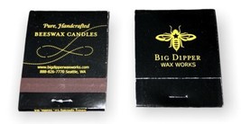 MATCHBOOK - BIG DIPPER WAX WORKS CANDLE SHOP - Seattle, WA Set Of 2 - $46.75 MXN