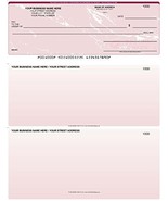 ABC Printed Business Checks QuickBooks on Top, Red Marble - 100 Sheets - $34.14