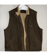 Wolverine Upland Vest Men 2XL XXL Brown Sharpa Lined Chore Western Work ... - $34.93 CAD