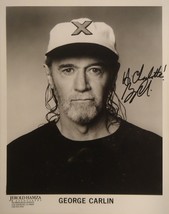 George Carlin Signed Photo - Seven Dirty Words - The Tonight Show w/COA - £257.81 GBP