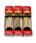 3 Pack Kiwi Polish Applicator 100% Horsehair Spread Polish Even - $367.32 MXN