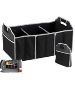Portable Collapsible Folding Trunk Organizer For Cars SUV Trucks Storage... - £9.24 GBP