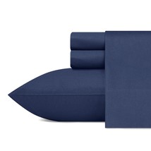 Nautica - Twin Sheets, Cotton Percale Bedding Set, Dorm Room Essentials (Captain - £45.41 GBP