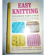Easy Knitting Children’s Size 4 to 14 Pocket Books 1965 - $4.99